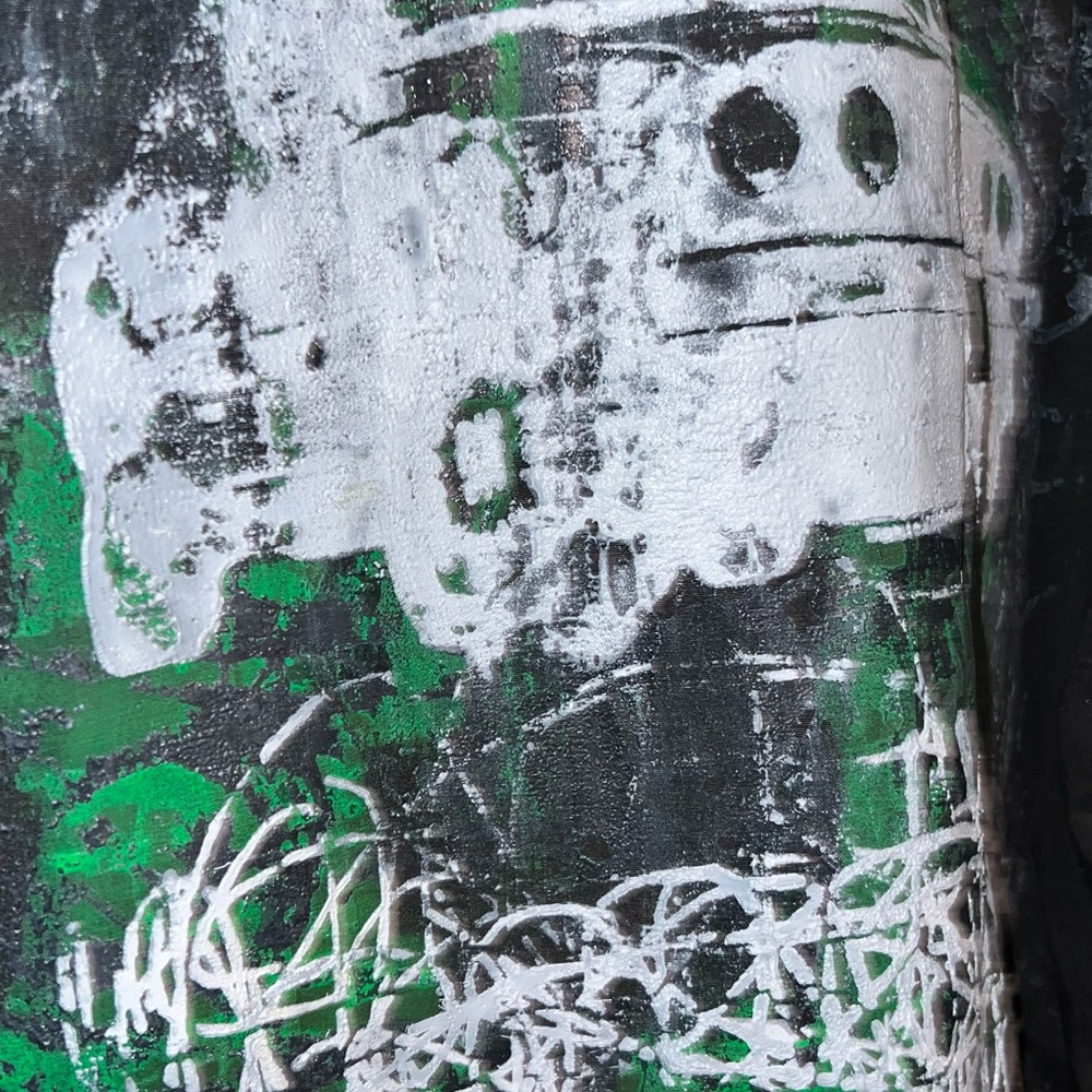 1 Of 1 Matrix E30 Abstract Art Jacket Custom Dcvv… - image 3